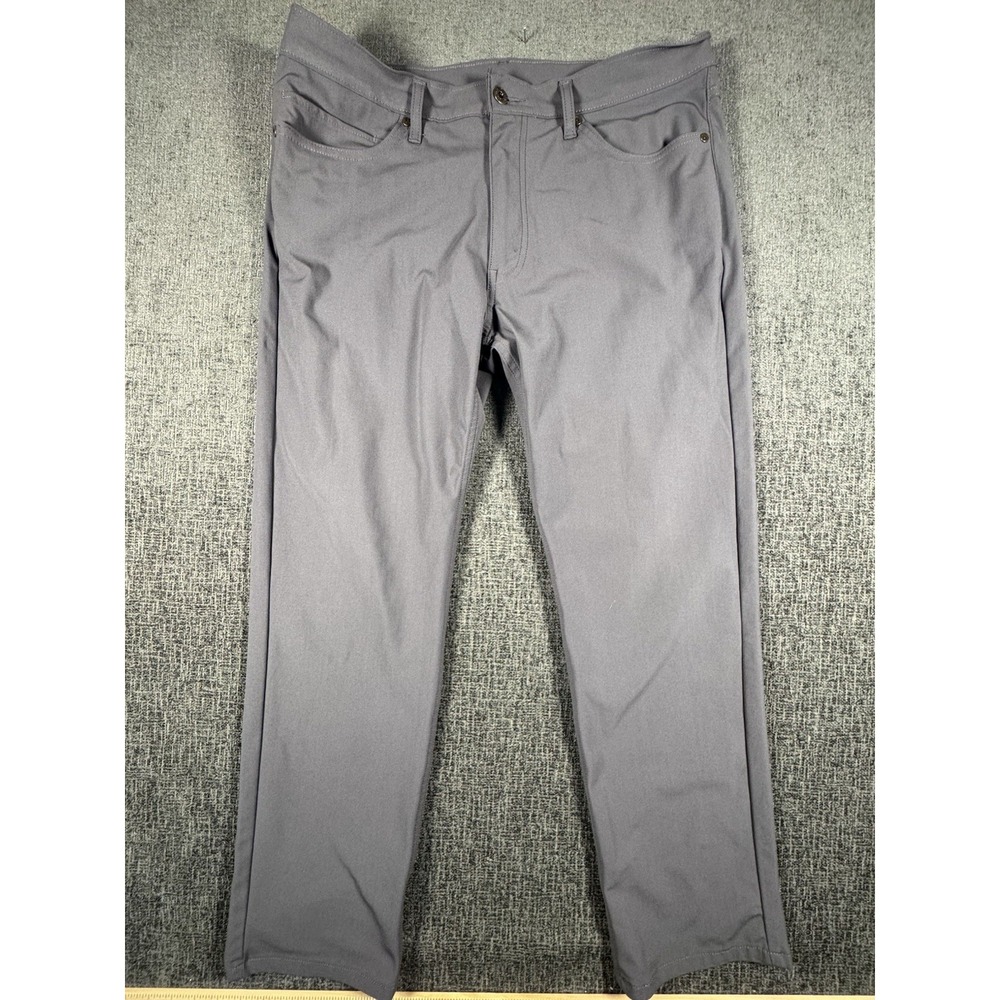 Levis 511 Pants Mens 36x30 Black Slim Fit Engineered For Movement Tech 5 Pocket